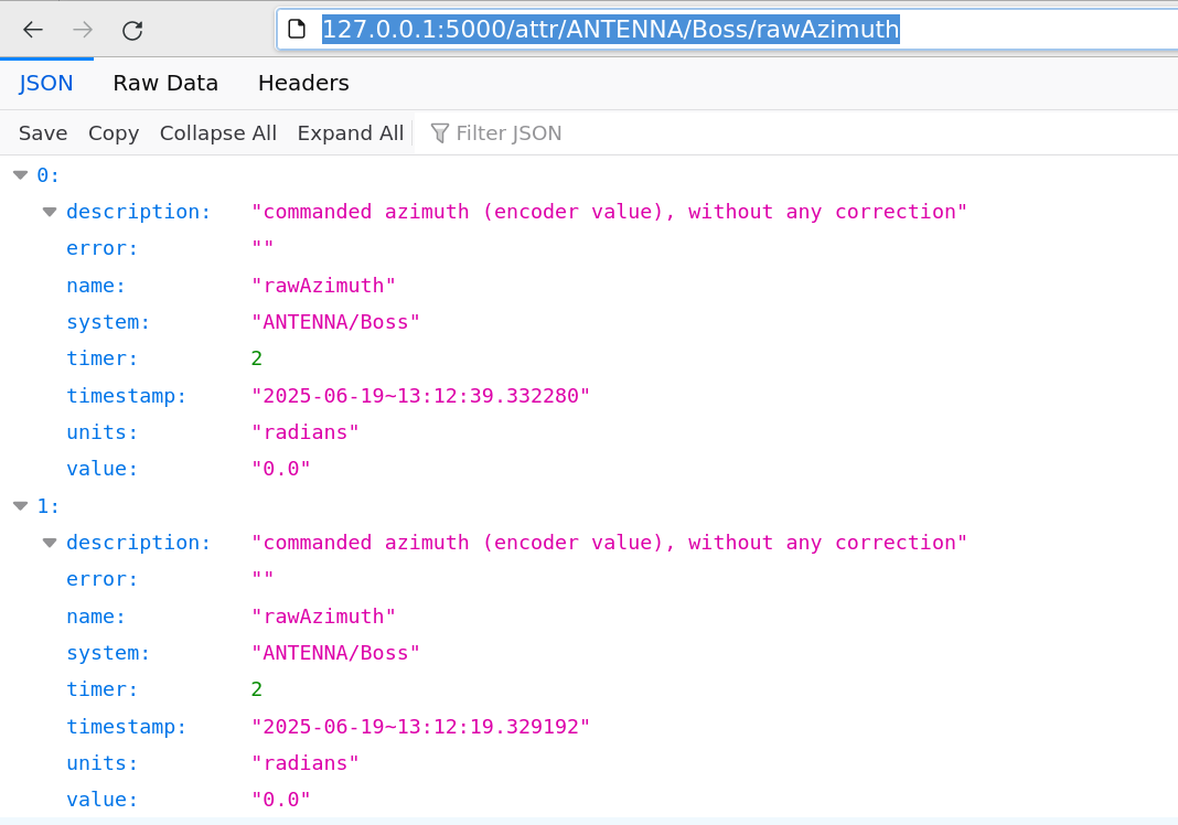 GET http://127.0.0.1:5000/attr/ANTENNA/Boss/rawAzimuth